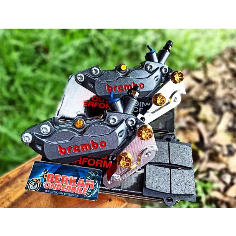 Kaliper brembo axial set breket pnp di ninja