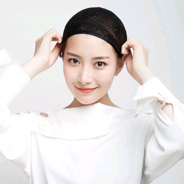 Wig Cap Hair Nett Pasang Wig Jaring Rambut Palsu Hijab Kerudung Elastis Stretch