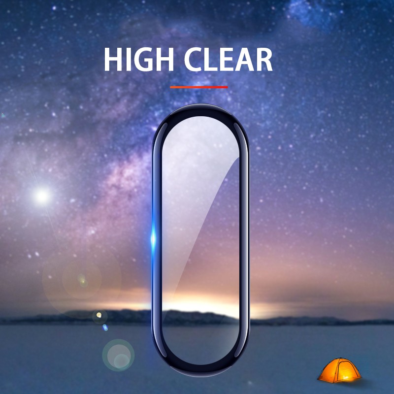 Xiaomi Mi Band 4 5 3D Film Pelindung Layar Gelang Pintar Penutup Pelindung Layar Miband Aks