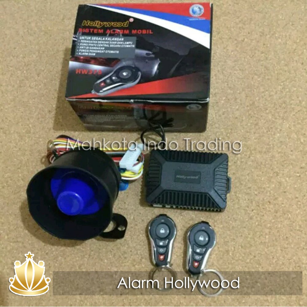 Alarm Mobil HOLLYWOOD ORIGINAL HW375 Remote Mobil Car Alarm System