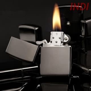 Korek Api Minyak Tanah Model Zippo Classic Minimalis silver
