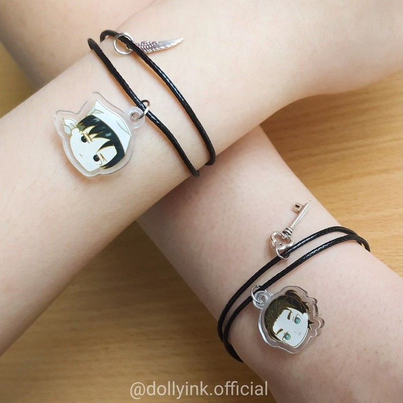 [READY STOCK]AOT adjustable Bracelet/Attack on titan Bracelet/gelang Aot/gelang Attack on titan by d