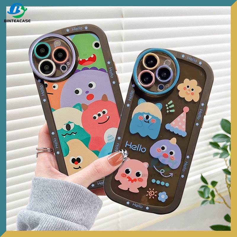 Casing TPU OPPO A57 2022 A16 A16K A15 A54 A53 A12 A5S A7 A3S A31 A52 A83 A92 A37 F9 A1K F1S Motif Monster