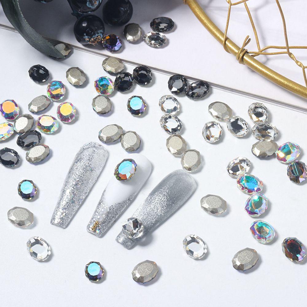 AUGUSTINA Agustin 3D Dekorasi Nail Art Pesona Flash Symphony Manicure Aksesoris Permata DIY Perhiasan Kuku