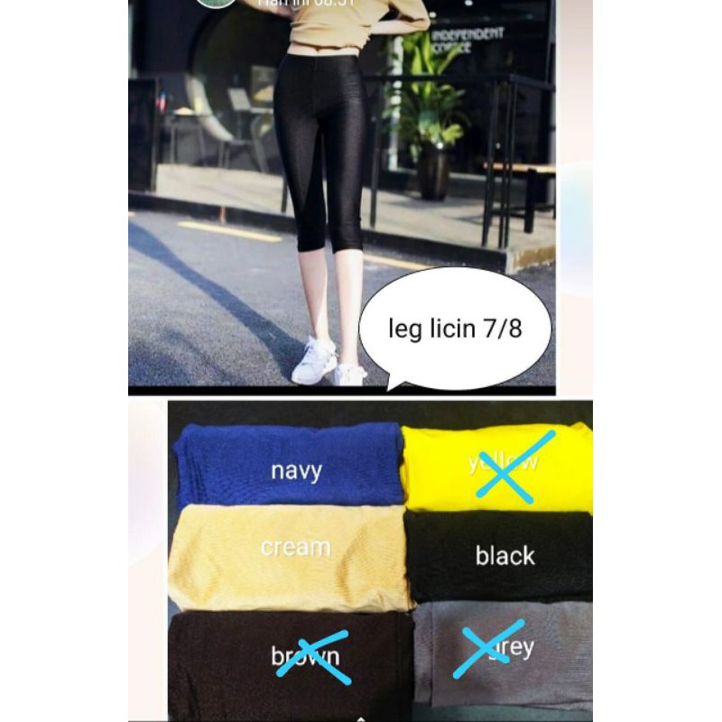 NEW LEGGING IMPORT MODEL 7/8 LEG LICIN/LEGGING MURAH