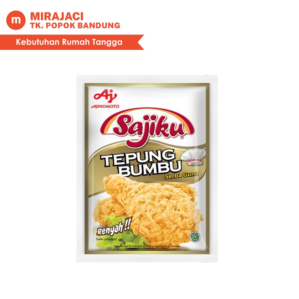 

Sajiku Tepung Bumbu Serbaguna 900gr Promo murah Bandung