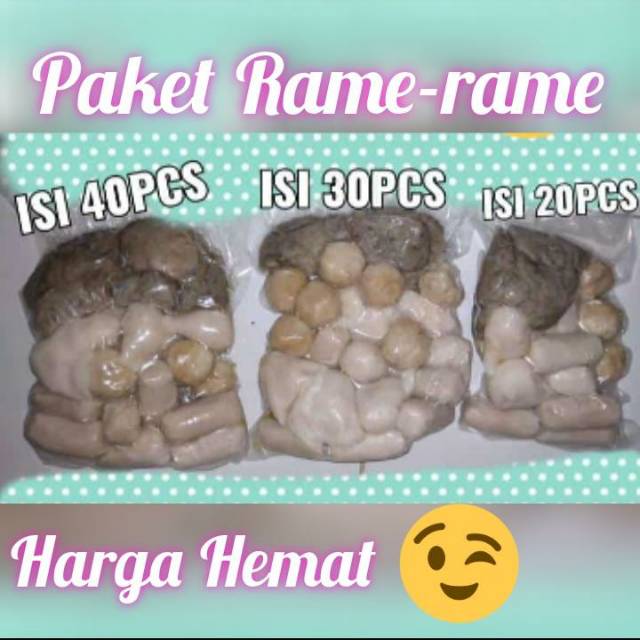 

Pakeh hemat pempek mini 20pcs