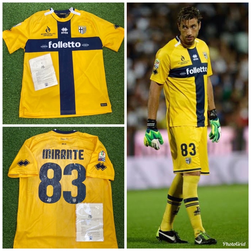 Jersey Parma GK 2014-15 Match Worn