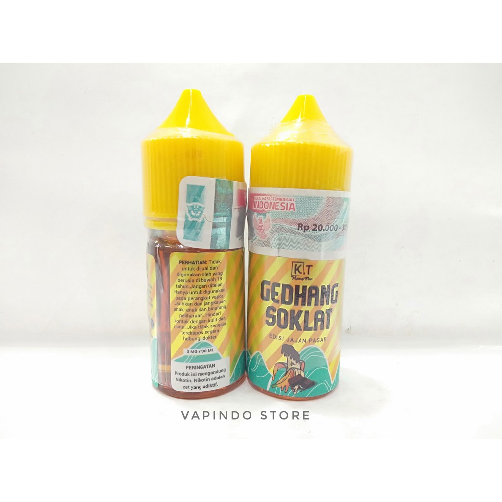 JAJANAN PASAR GEDHANG SOKLAT 30ML 3MG BY KANGTAO BREWERY E LIQUID VAPE