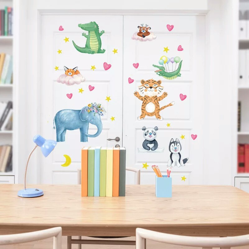 RELIZA WALL STICKER / STIKER DINDING ANAK KIDS ANIMAL HEWAN SK7153