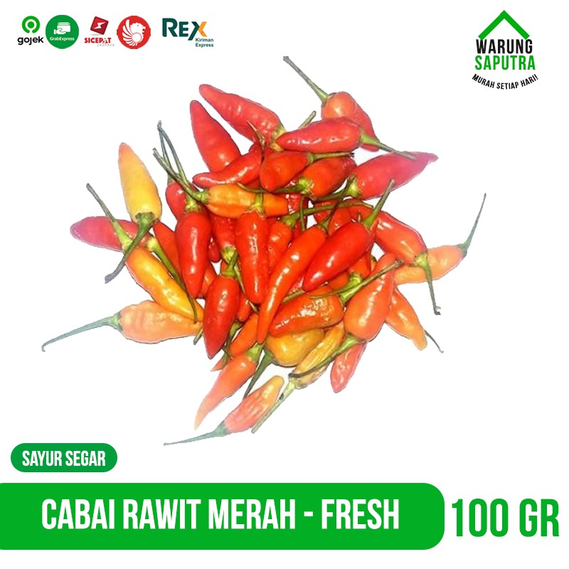 

Cabai Rawit Merah / Cengek Domba Bandung 100g