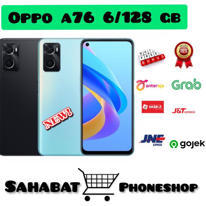 OPPO A76 RAM 6/128 GARANSI RESMI