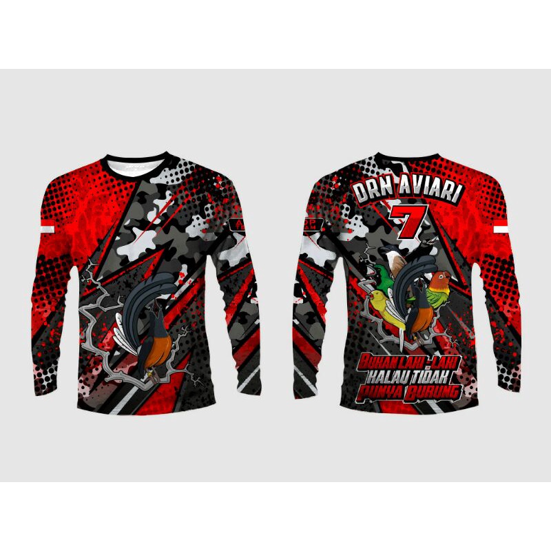kaos jersey kicaumania, single fighter , murai, kenari, cucak hijau, kacer,  love bird , pentet