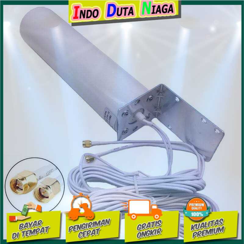 IDN TECH - JX Antena Eksternal 3G 4G LTE 28dBi Konektor SMA - JX4