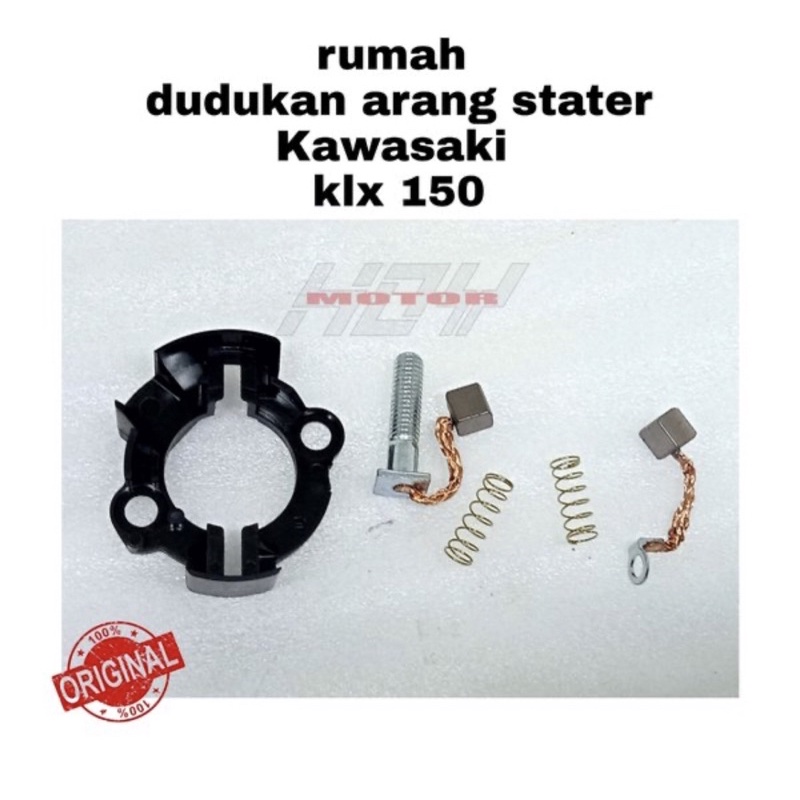 Rumah dudukan areng arang stater starter Kawasaki KLX 150