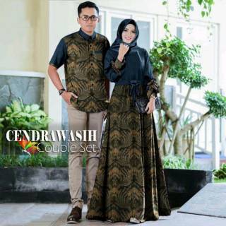 Gamis couple kemeja hem batik ready 2 warna baju couple Gamis couple kemeja hem batik ready 2 warna baju couple
