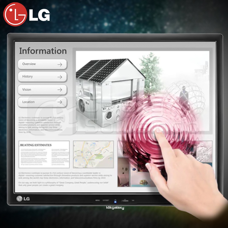 LG 17MB15T 17  LED Monitor Touchscreen