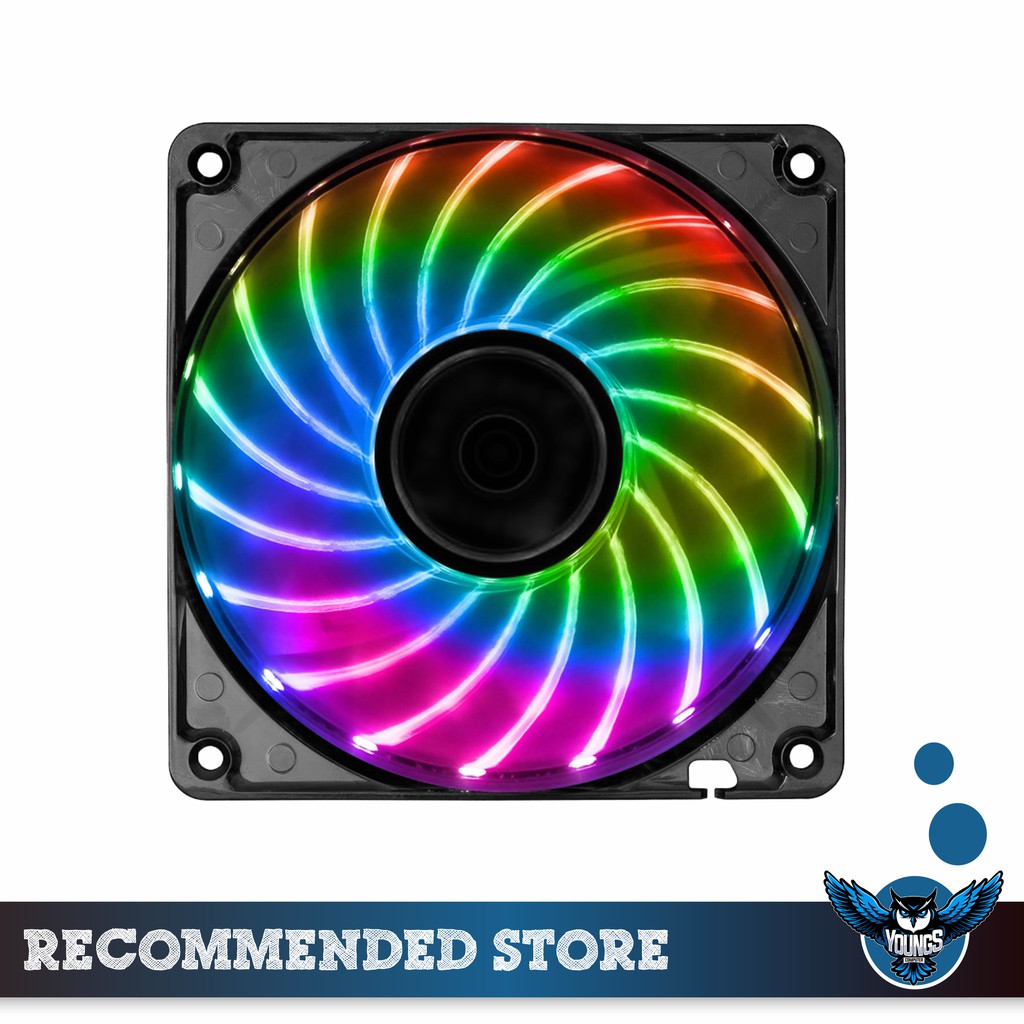 FAN CASE INFINITY LED RAINBOW DASH 12cm