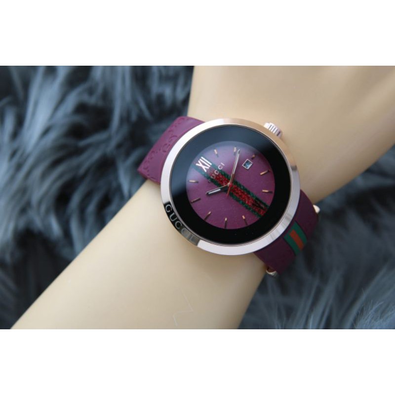 COD - JAM TANGAN WANITA GUCCI EV2130 - FREE BOX & BATERAI CADANGAN