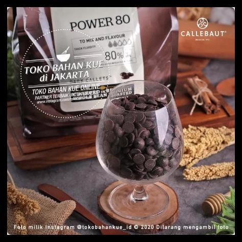 

TERBARUU!! Callebaut Chocolate Dark Couverture POWER 80% 500gr Coklat Coin Bitter TERLARIS