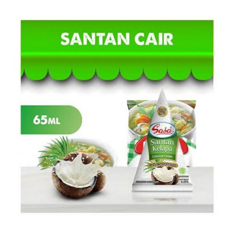 

SASA Santan Kelapa Cair 65ml x 2