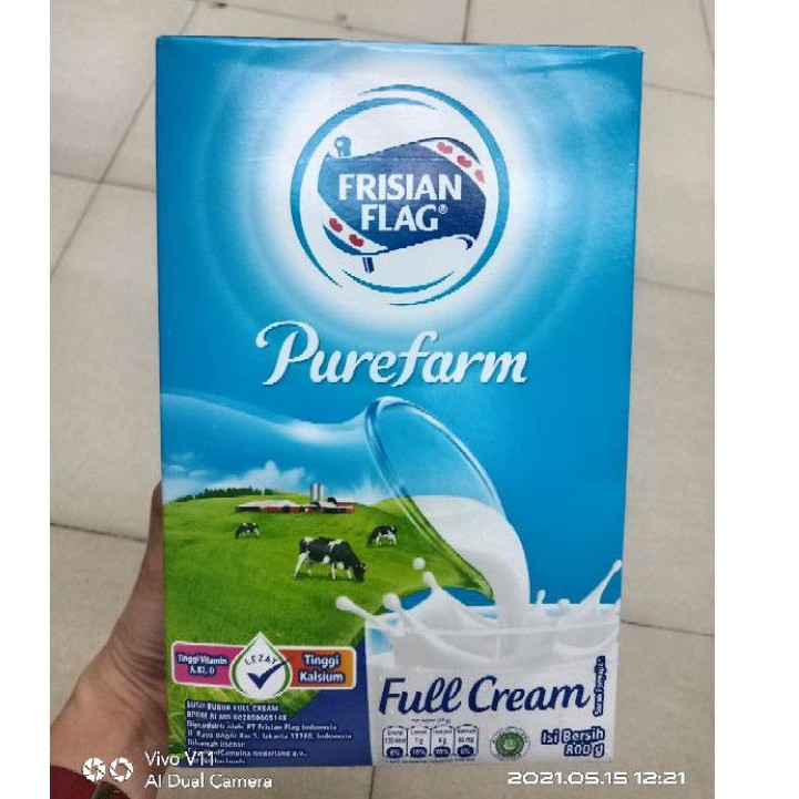 

Frisian Flag Purefarm 800gr Full Cream - susu bubuk bendera