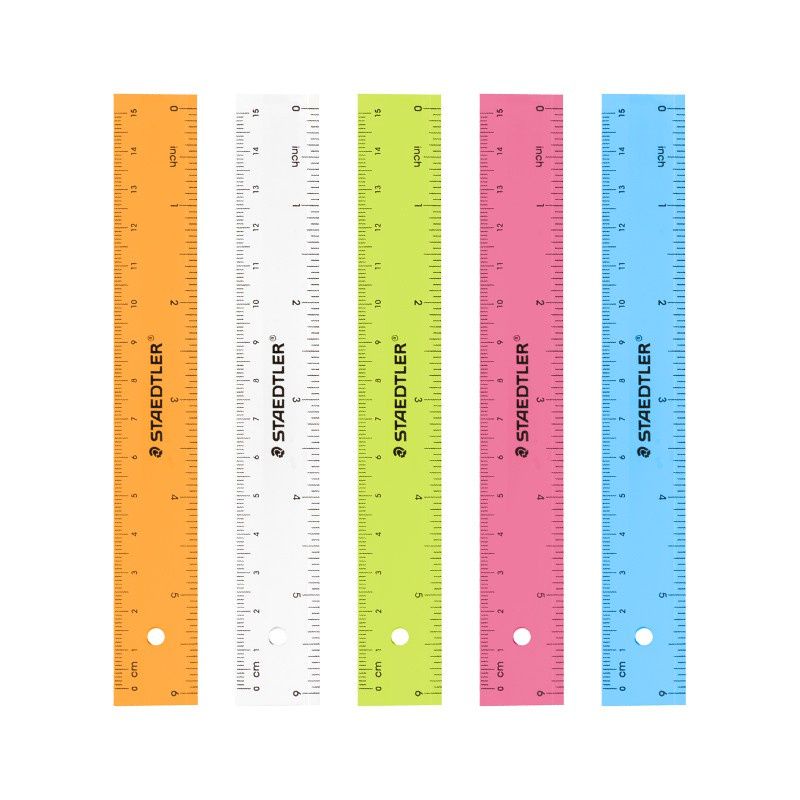 

STAEDLER Penggaris Plastik Warna Pastel 15 Cm Soft Colour Ruler