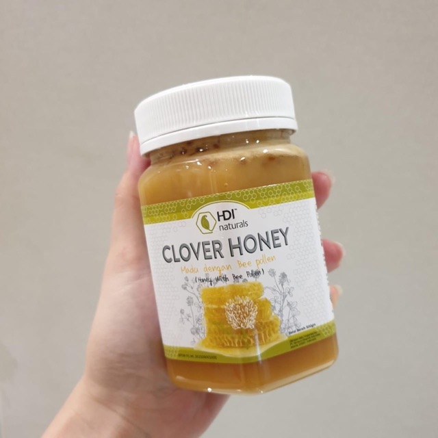 Clover Honey HDI / Madu Bee Pollen 500gr