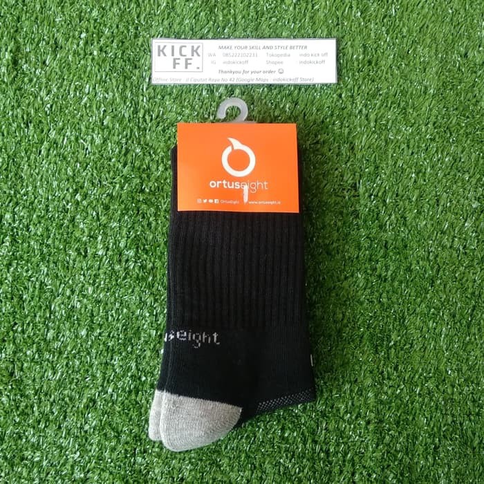 KAOS KAKI SEKOLAH/ KAOS KAKI OLAHRAGA ORTUSEIGHT ORTUSEIGHT RAPID SOCKS L - BLACK