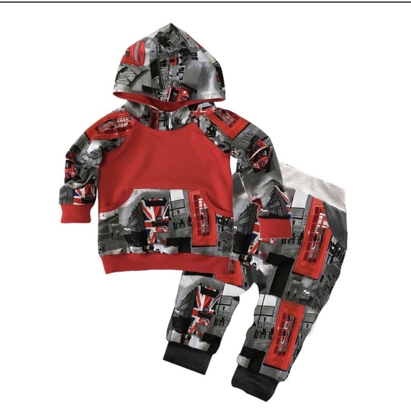 HODIE ANAK SETELAN SWEATER ANAK 1-5 TAHUN