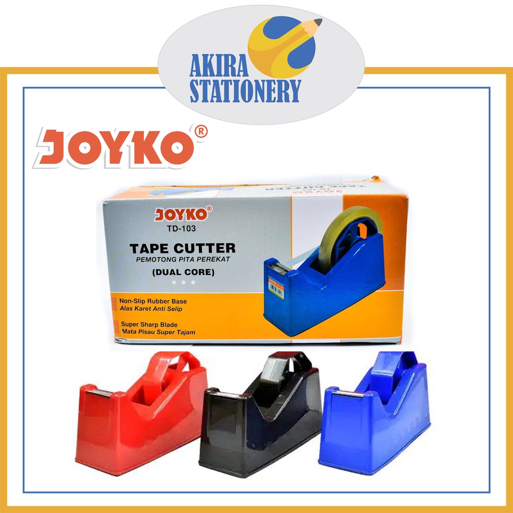 Tape Dispenser JOYKO TD 103 / Tempat Isolasi Lem TD-103 Core Besar / Tape Cutter Solatip Kecil ( PCS