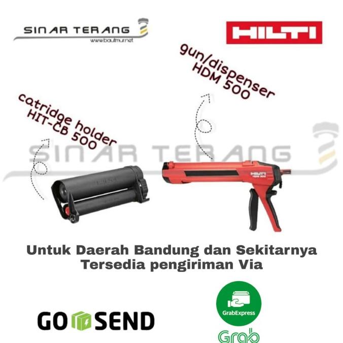 favorit] Dispenser Gun HILTI HDM 500 - Gun Kimia Chemical Lem HILTI HIT RE 500