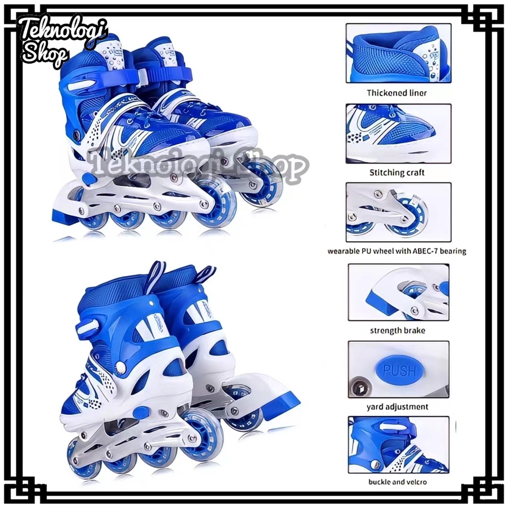 Sepatu Roda Anak Power Inline Skate /Power Roller Skate /Sepatu Roda bajaj