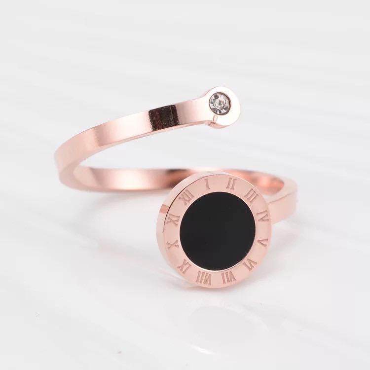 Cincin Mini Korea bahan titanium bisa Fashion Cocok Untuk pesta hadiah trend kini CK096