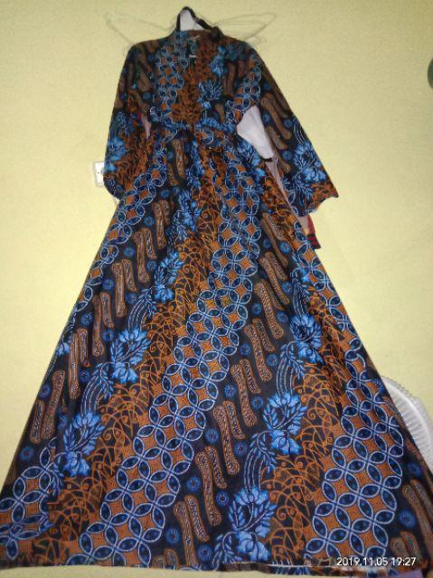 Gamis Batik Manggar, Padi,sekar,cantik,kubis,kipas,daun,kupu,nadine,gendis
