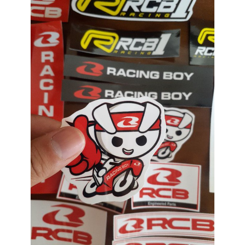 stiker sticker pack RCB Racing Boy rcb1