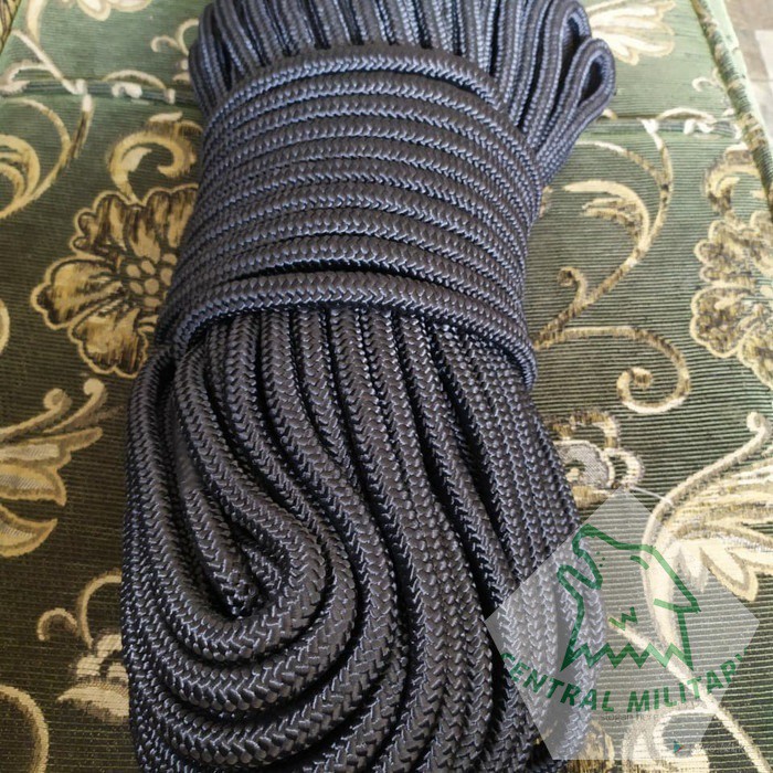 Tali Karmantel Rope 8mm x50m Ori TNI Semi Statis Carmantel Carmente/ Karmantel Jatah