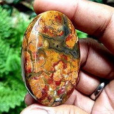 batu akik pancawarna Garut natural original(0064)
