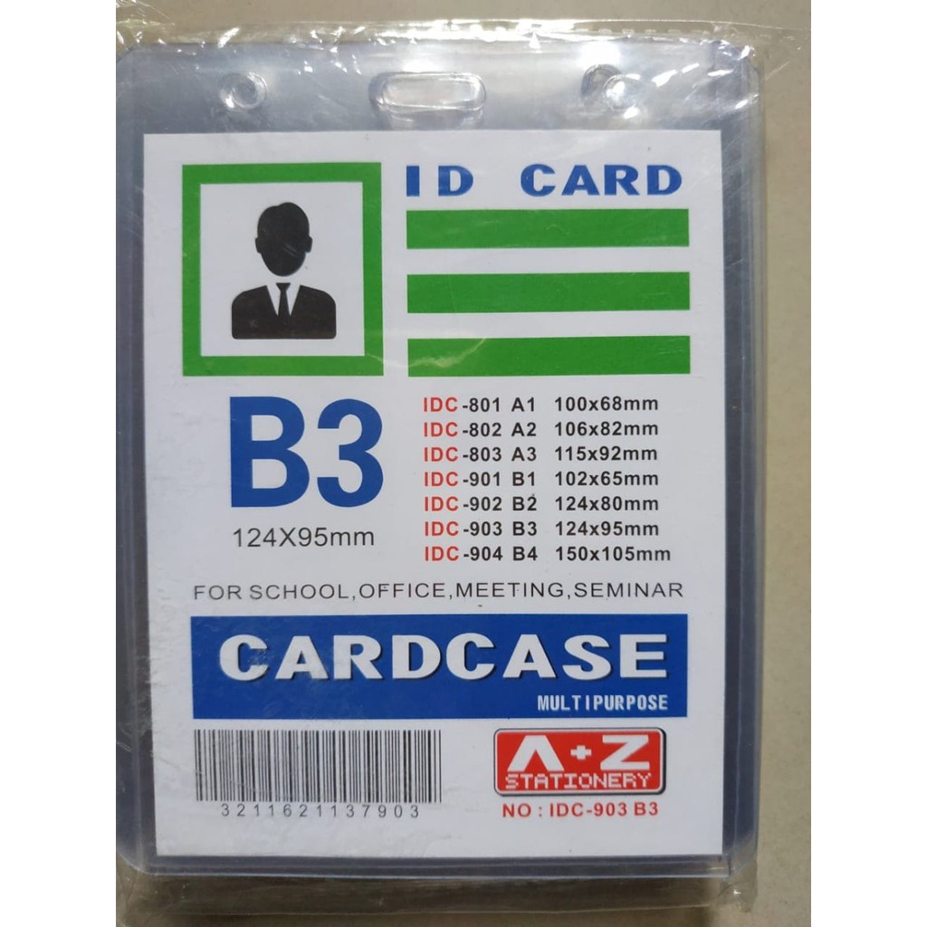 

Card Case B4 / Glue Card / Name Tag Tebal / PVC Tempat ID Card