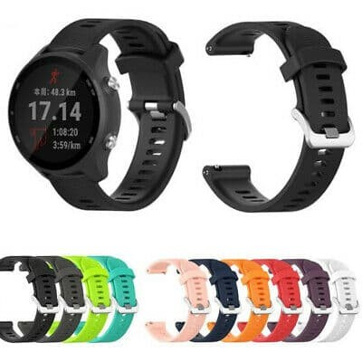 STRAP TALI JAM TANGAN - RUBBER STYLE GARMIN 42MM - FOR SAMSUNG GALAXY WATCH ACTIVE 2