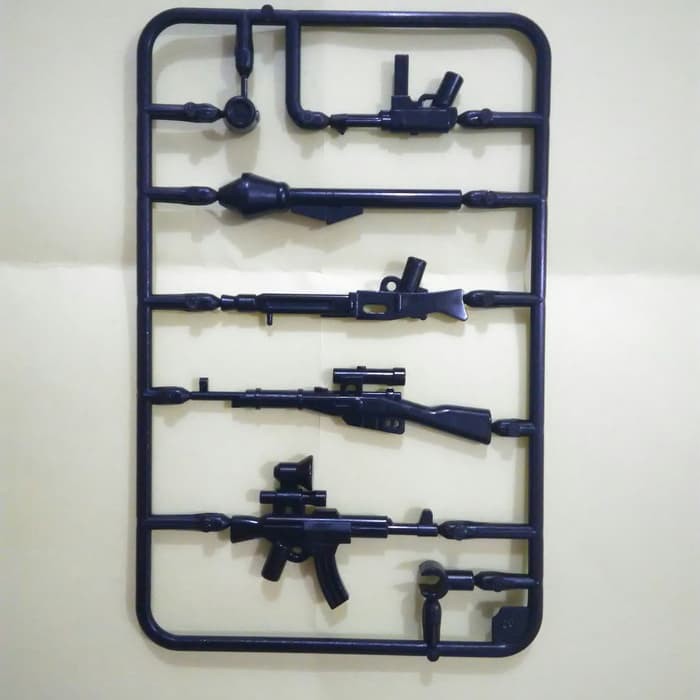 Senjata Polisi Swat Army Polisi Tentara Minifigure Brick no 2