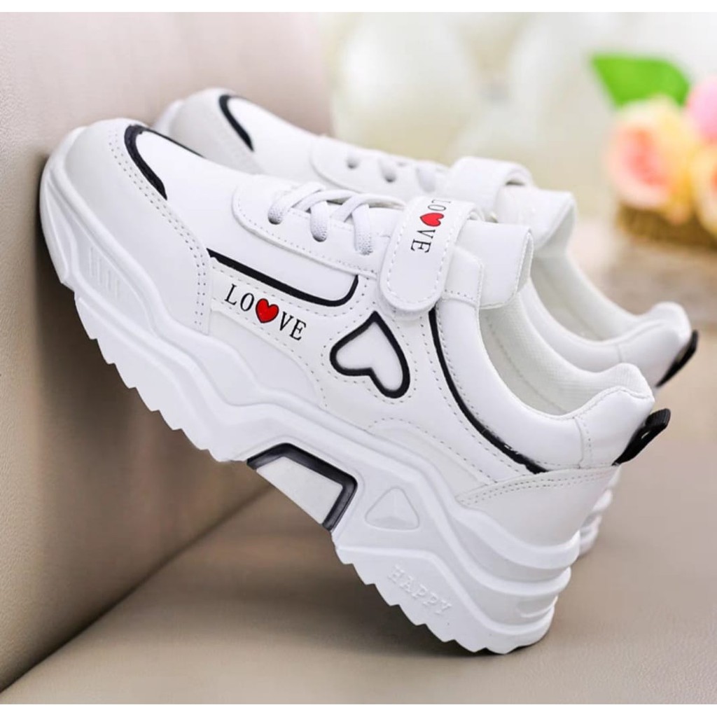 JS - SEPATU SNEAKERS ANAK WANITA LOVEABLE AS162