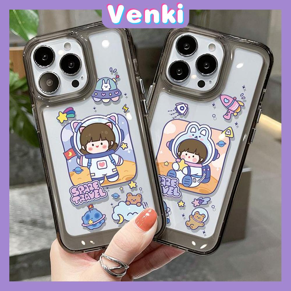 iPhone Case HD Acrylic Hard Case High Clear Metal Button Protection Camera Shockproof Cartoon Cute Compatible with iPhone 14 Pro Max 14 Plus 13 Pro Max 12 Pro Max 11 XR 7Plus