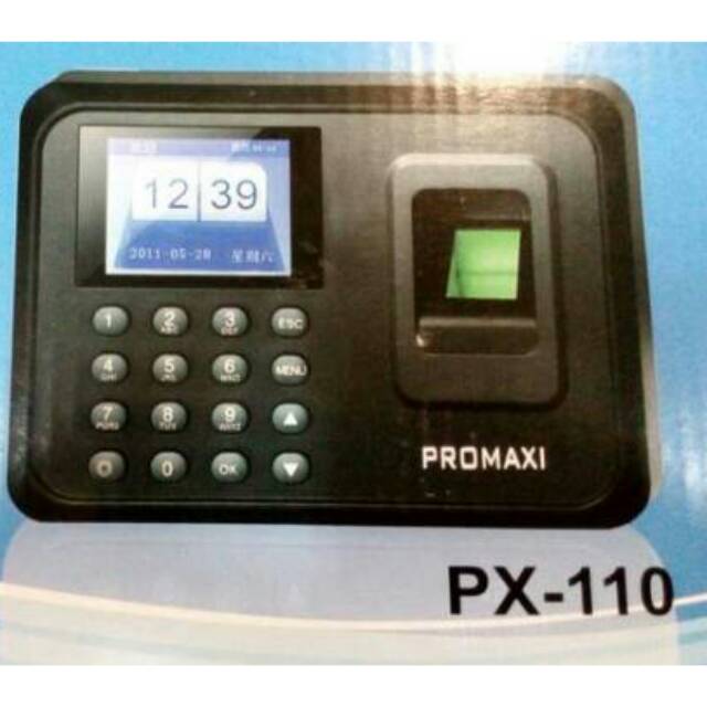 PROMAXI PX-110NEW COVER-Mesin Absen/Absensi Sidik Jari/Finger Print #Best Product &amp; High Quality