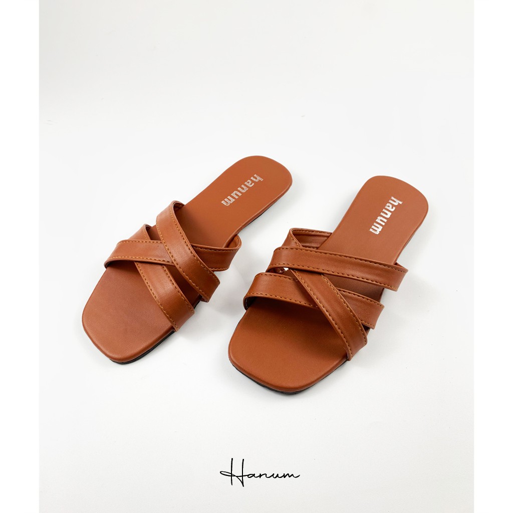 Hanum - Sandal Wanita Flat Slip Hanum HS08