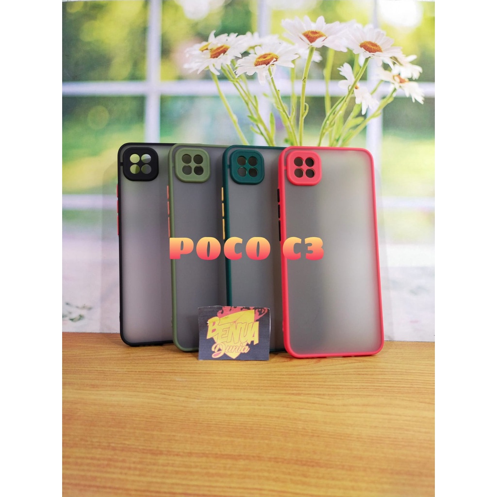 CASE POCOPHONE X3 ,POCOPHONE C3 ,POCOPHONE F1 CASE DOVE MY CHOICE PLUS RING KAMERA - BENUA DUNIA