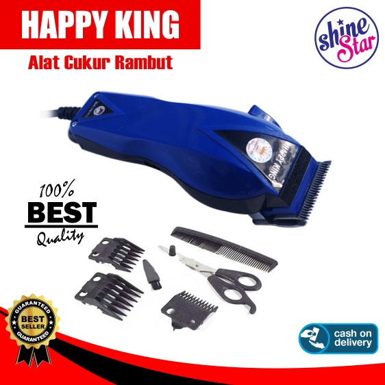 SHINE STAR - COD - Mesin Cukur Listrik Happy King HK 900 Sistem Charger - Alat Cukur Potong Rambut Jenggot Kumis