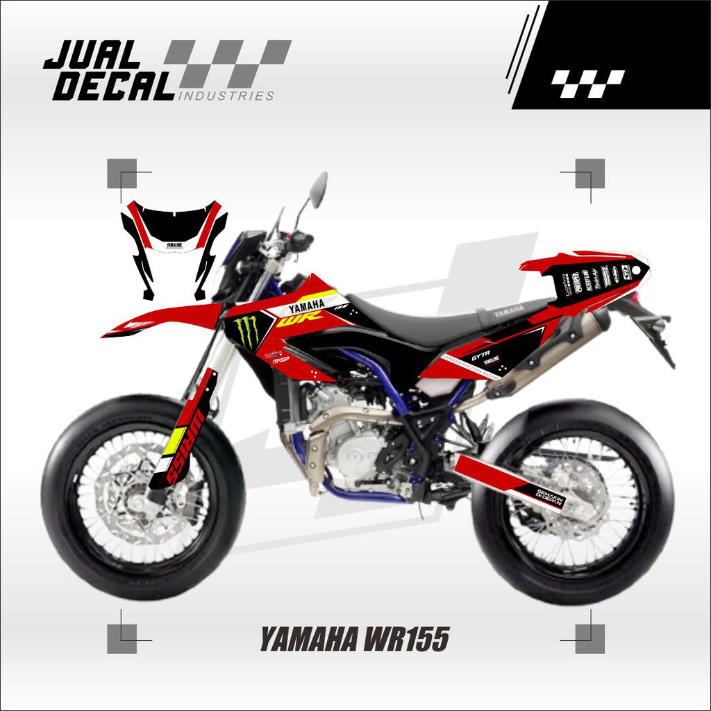 Decal Yamaha WR155 | Yamaha WR 155 Supermoto | Decal Supermoto | RED MONSTER