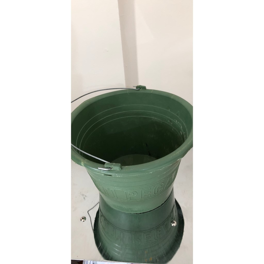 Ember cor hijau kecil / ember cor kecil / ember murah