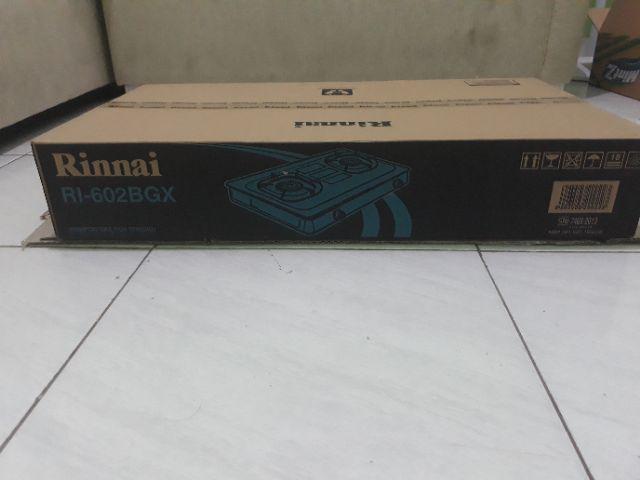 Kompor Gas Rinnai Ri 602bgx Ri 602 Bgx Kompor Gas 2 Tungku